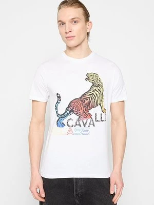 T-shirt z nadrukiem Cavalli Class