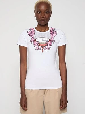 T-shirt z nadrukiem Cavalli Class