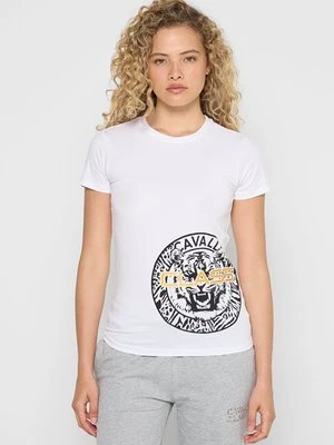 T-shirt z nadrukiem Cavalli Class