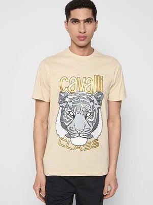 T-shirt z nadrukiem Cavalli Class