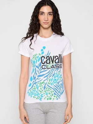 T-shirt z nadrukiem Cavalli Class