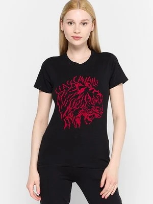 T-shirt z nadrukiem Cavalli Class