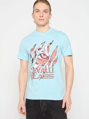T-shirt z nadrukiem Cavalli Class