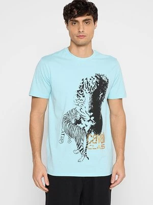 T-shirt z nadrukiem Cavalli Class