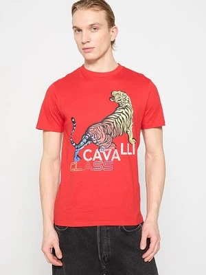 T-shirt z nadrukiem Cavalli Class