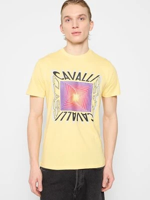 T-shirt z nadrukiem Cavalli Class