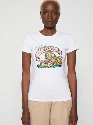 T-shirt z nadrukiem Cavalli Class