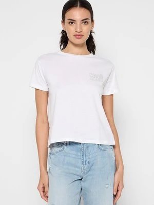T-shirt z nadrukiem Cavalli Class