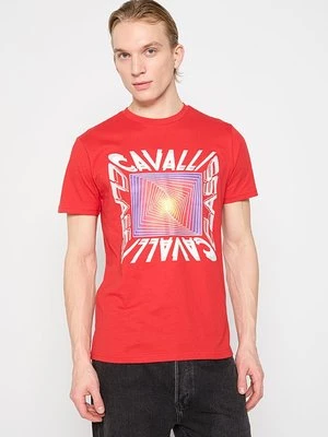 T-shirt z nadrukiem Cavalli Class