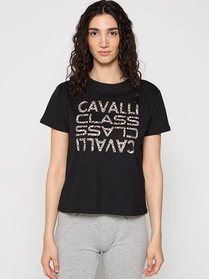 T-shirt z nadrukiem Cavalli Class