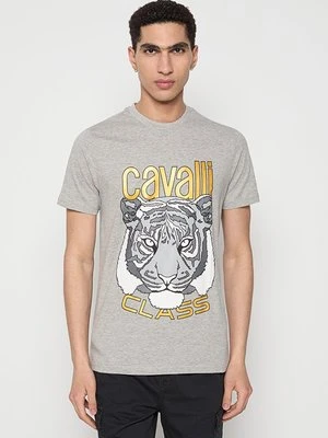 T-shirt z nadrukiem Cavalli Class