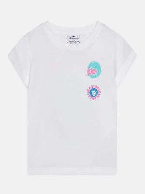 T-shirt z nadrukiem Champion biały