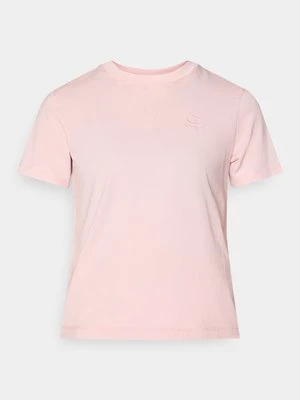 T-shirt z nadrukiem Champion różowy