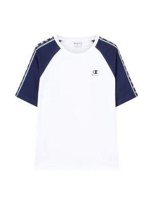 T-shirt z nadrukiem Champion biały