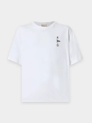 T-shirt z nadrukiem Champion biały