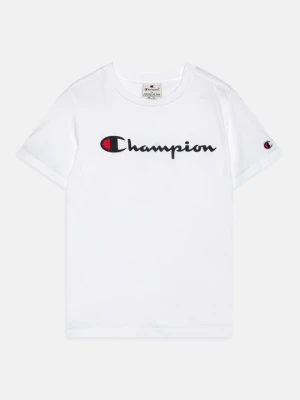 T-shirt z nadrukiem Champion biały