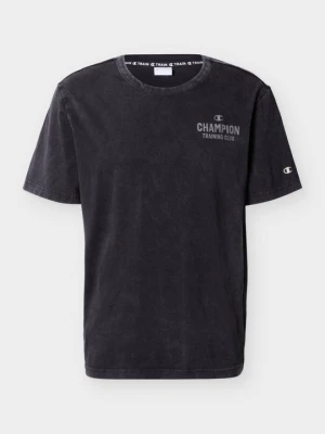 T-shirt z nadrukiem Champion czarny
