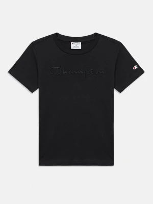T-shirt z nadrukiem Champion czarny
