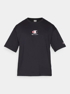 T-shirt z nadrukiem Champion czarny