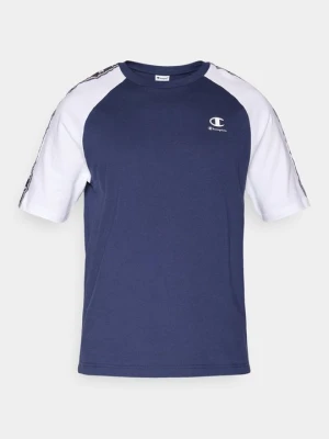 T-shirt z nadrukiem Champion granatowy