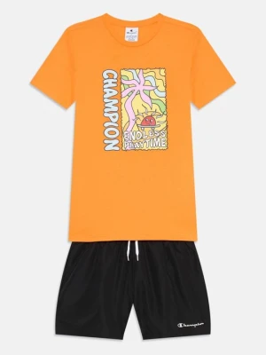 T-shirt z nadrukiem Champion pomarańczowy