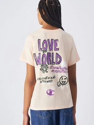 T-shirt z nadrukiem Champion Rochester