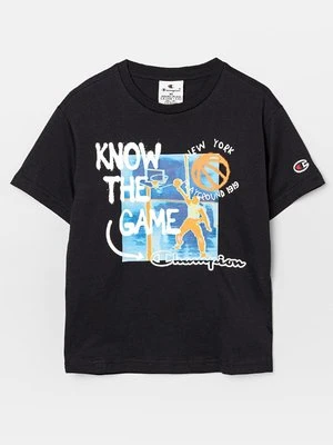 Zdjęcie produktu T-shirt z nadrukiem Champion czarny