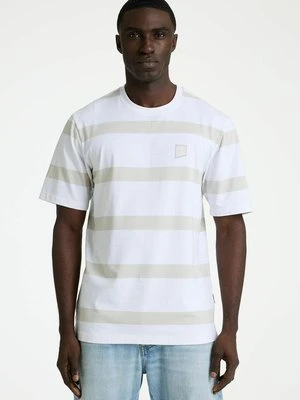 T-shirt z nadrukiem CHASIN' biały