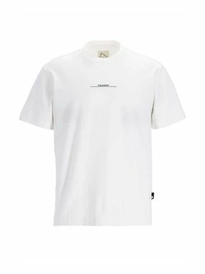 T-shirt z nadrukiem CHASIN' mleczny