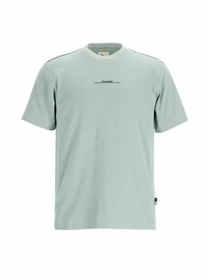 T-shirt z nadrukiem CHASIN' jasnozielony