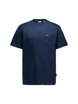 T-shirt z nadrukiem CHASIN' granatowy