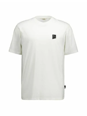 T-shirt z nadrukiem CHASIN' mleczny