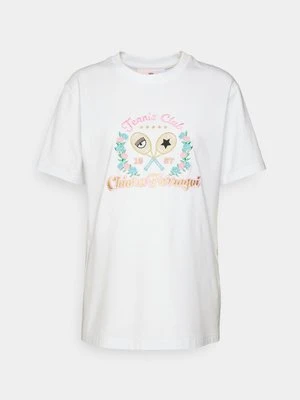 T-shirt z nadrukiem Chiara Ferragni biały