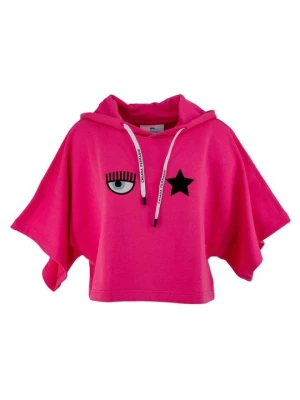 T-shirt z nadrukiem Chiara Ferragni różowy