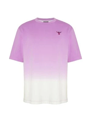 T-shirt z nadrukiem Chiemsee fioletowy