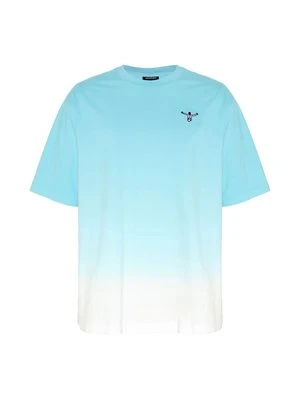 T-shirt z nadrukiem Chiemsee jasnoniebieski