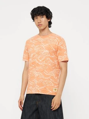 T-shirt z nadrukiem Chiemsee pomarańczowy