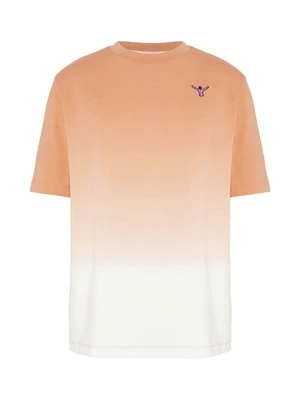 T-shirt z nadrukiem Chiemsee pomarańczowy