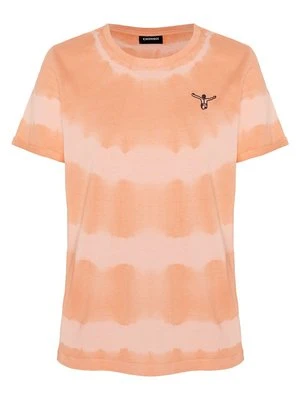 T-shirt z nadrukiem Chiemsee pomarańczowy melanż