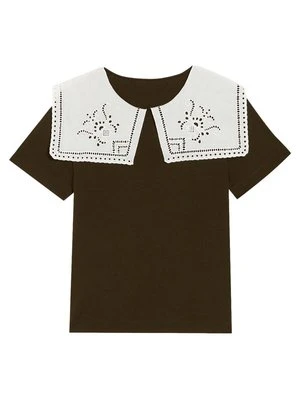 T-shirt z nadrukiem CLAUDIE PIERLOT