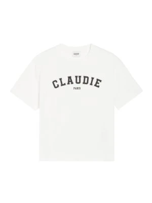 T-shirt z nadrukiem CLAUDIE PIERLOT