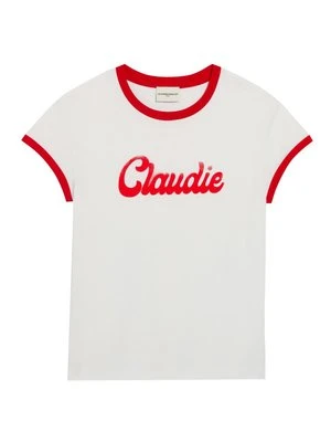 T-shirt z nadrukiem CLAUDIE PIERLOT