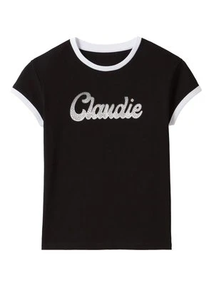 T-shirt z nadrukiem CLAUDIE PIERLOT