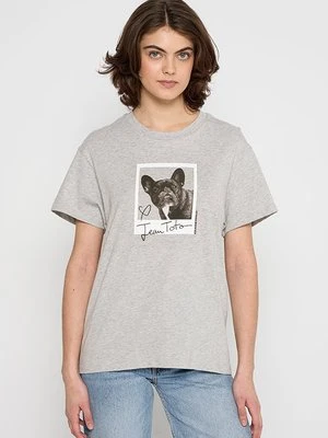 T-shirt z nadrukiem CLAUDIE PIERLOT