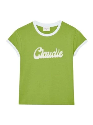 T-shirt z nadrukiem CLAUDIE PIERLOT
