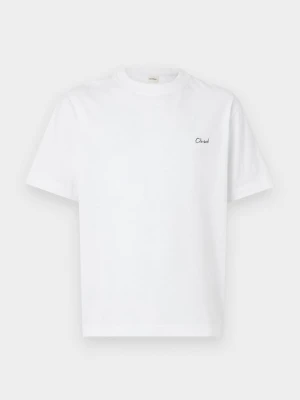T-shirt z nadrukiem Closed biały