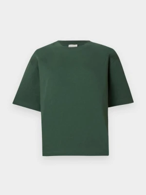 T-shirt z nadrukiem Closed zielony