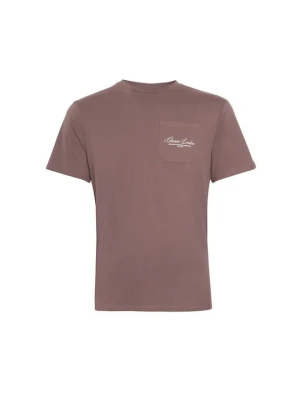 T-shirt z nadrukiem CLOSURE London brązowy