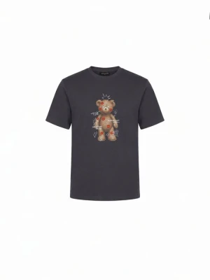T-shirt z nadrukiem CLOSURE London szary