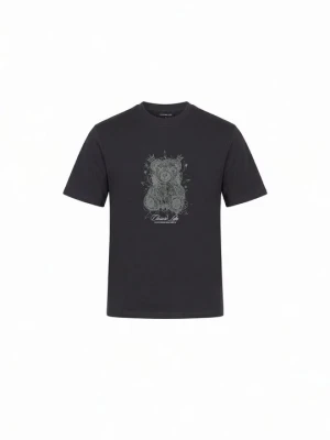 T-shirt z nadrukiem CLOSURE London szary